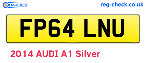 FP64LNU are the vehicle registration plates.
