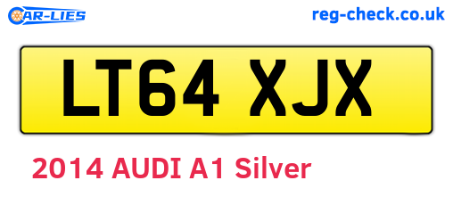 LT64XJX are the vehicle registration plates.