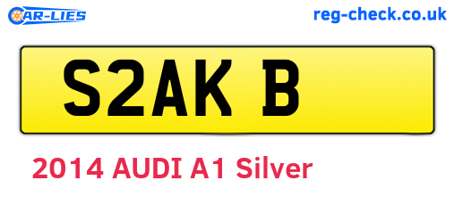 S2AKB are the vehicle registration plates.