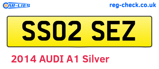 SS02SEZ are the vehicle registration plates.