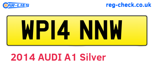 WP14NNW are the vehicle registration plates.