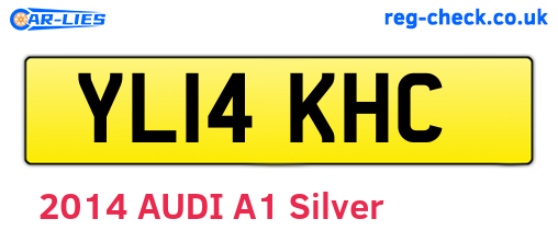 YL14KHC are the vehicle registration plates.