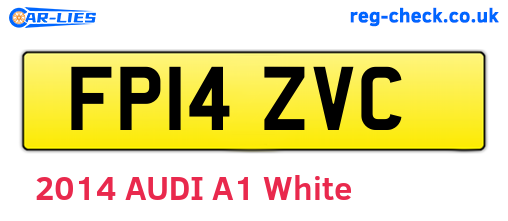 FP14ZVC are the vehicle registration plates.
