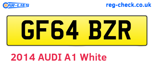 GF64BZR are the vehicle registration plates.