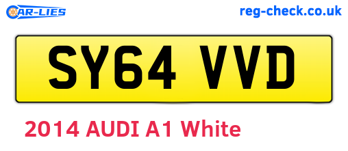 SY64VVD are the vehicle registration plates.