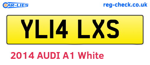 YL14LXS are the vehicle registration plates.