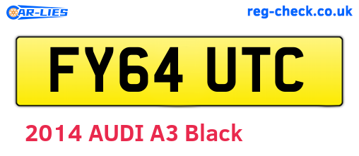 FY64UTC are the vehicle registration plates.