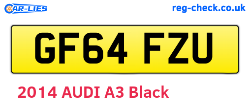 GF64FZU are the vehicle registration plates.
