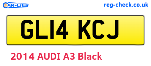 GL14KCJ are the vehicle registration plates.