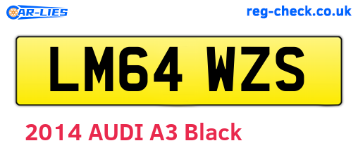 LM64WZS are the vehicle registration plates.