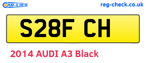 S28FCH are the vehicle registration plates.