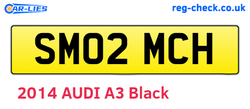SM02MCH are the vehicle registration plates.