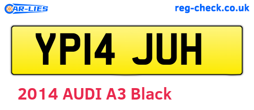 YP14JUH are the vehicle registration plates.