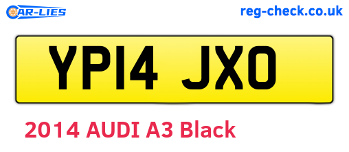 YP14JXO are the vehicle registration plates.