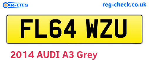 FL64WZU are the vehicle registration plates.