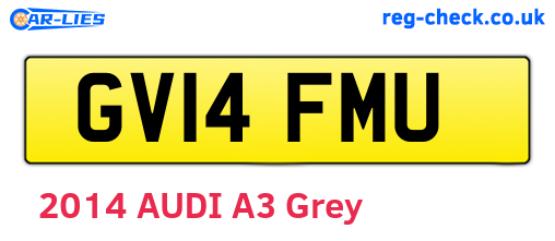 GV14FMU are the vehicle registration plates.