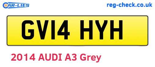 GV14HYH are the vehicle registration plates.