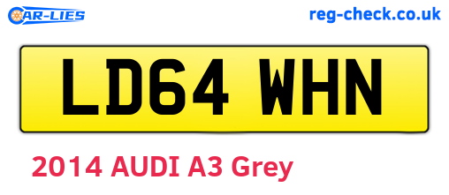 LD64WHN are the vehicle registration plates.