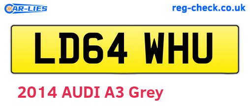 LD64WHU are the vehicle registration plates.