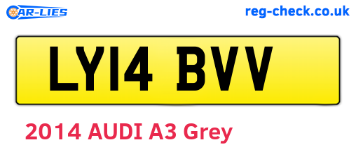 LY14BVV are the vehicle registration plates.