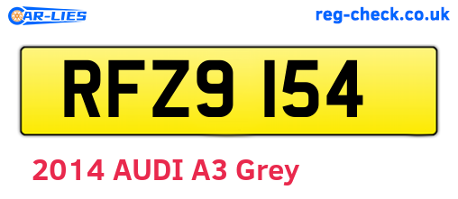 RFZ9154 are the vehicle registration plates.
