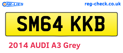 SM64KKB are the vehicle registration plates.