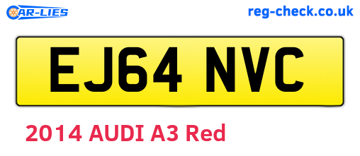 EJ64NVC are the vehicle registration plates.