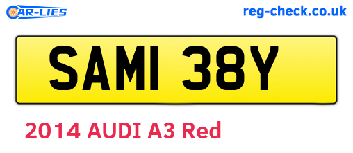 SAM138Y are the vehicle registration plates.