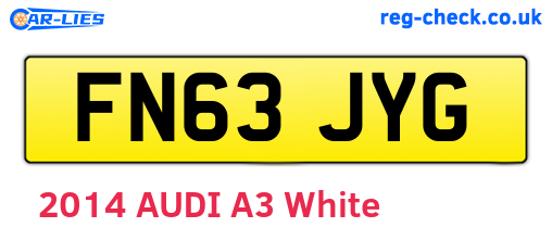 FN63JYG are the vehicle registration plates.
