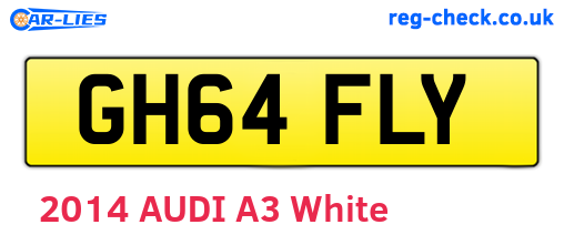 GH64FLY are the vehicle registration plates.
