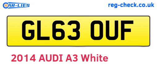 GL63OUF are the vehicle registration plates.