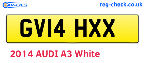 GV14HXX are the vehicle registration plates.