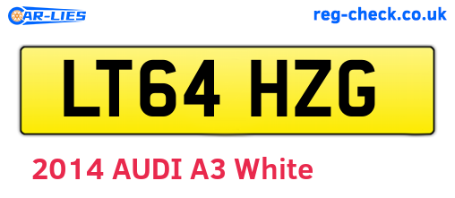 LT64HZG are the vehicle registration plates.