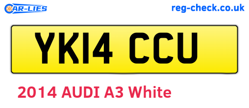 YK14CCU are the vehicle registration plates.