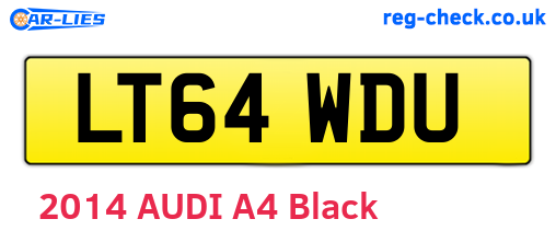 LT64WDU are the vehicle registration plates.