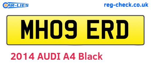 MH09ERD are the vehicle registration plates.