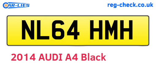 NL64HMH are the vehicle registration plates.