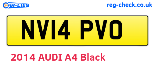 NV14PVO are the vehicle registration plates.