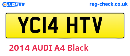 YC14HTV are the vehicle registration plates.