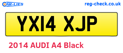 YX14XJP are the vehicle registration plates.