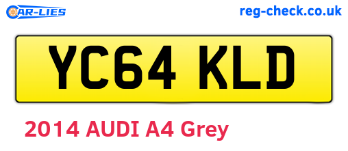 YC64KLD are the vehicle registration plates.