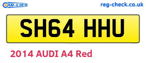 SH64HHU are the vehicle registration plates.