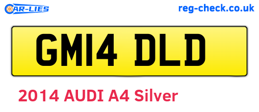GM14DLD are the vehicle registration plates.