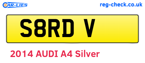 S8RDV are the vehicle registration plates.