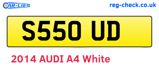 S55OUD are the vehicle registration plates.