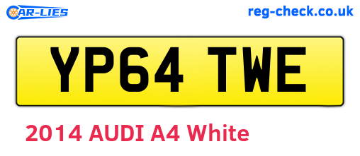 YP64TWE are the vehicle registration plates.