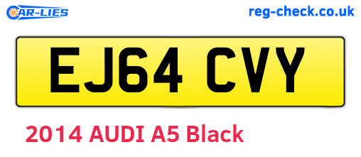 EJ64CVY are the vehicle registration plates.