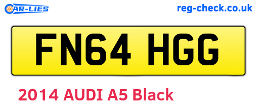 FN64HGG are the vehicle registration plates.