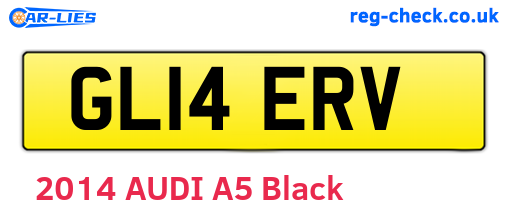 GL14ERV are the vehicle registration plates.