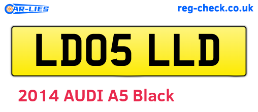 LD05LLD are the vehicle registration plates.